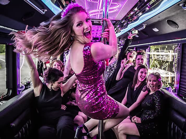 Party Bus for employee shuttles